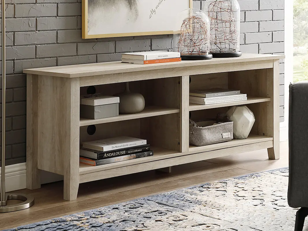 W58CSPNT Natural 58 Inch TV Stand - Essential-2