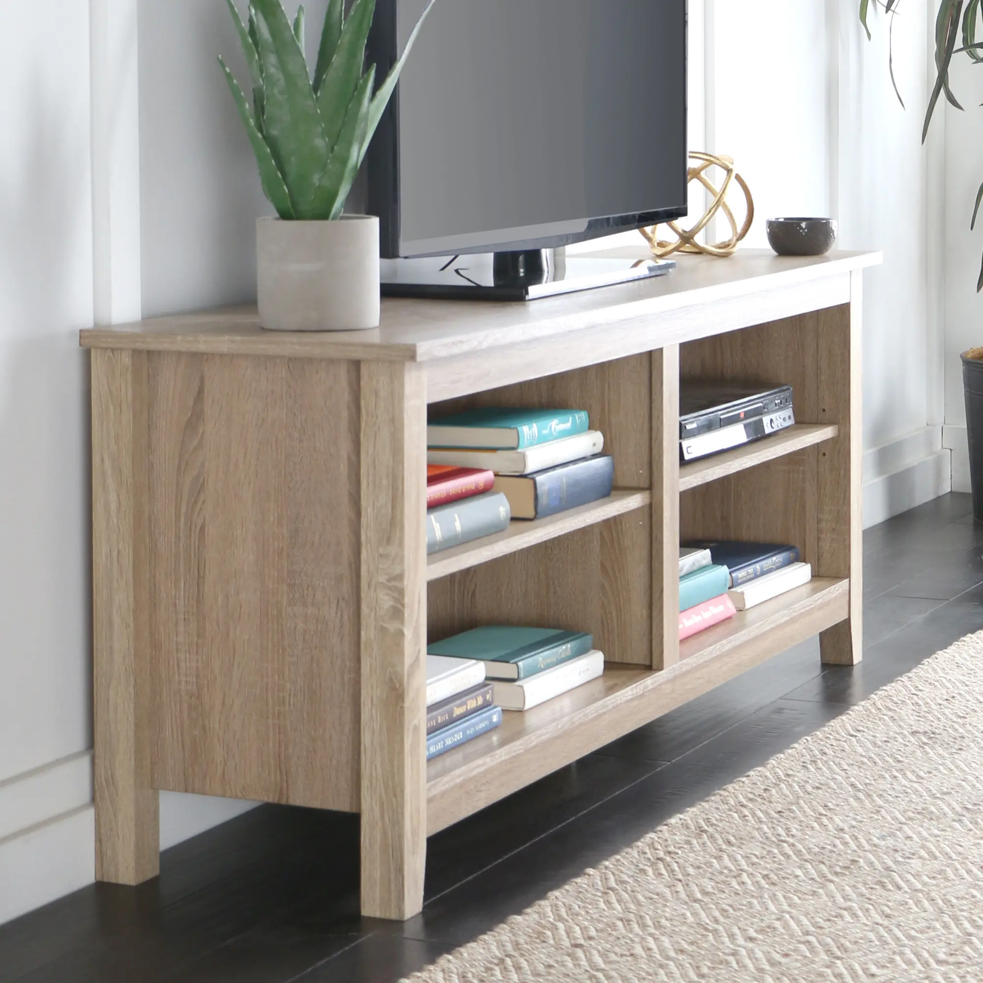 W58CSPNT Natural 58 Inch TV Stand - Essential-3
