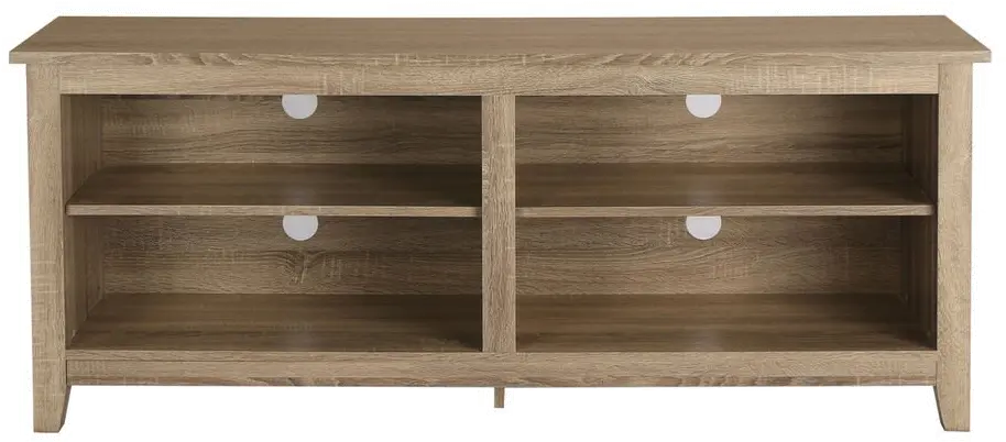 W58CSPAG Driftwood Contemporary TV Stand-4