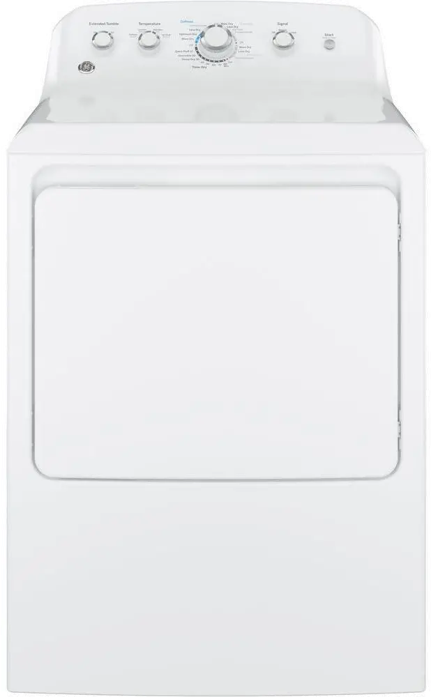 GTD42EASJWW GE Electric Dryer with Auto Dry - 7.2 cu. ft. White-1