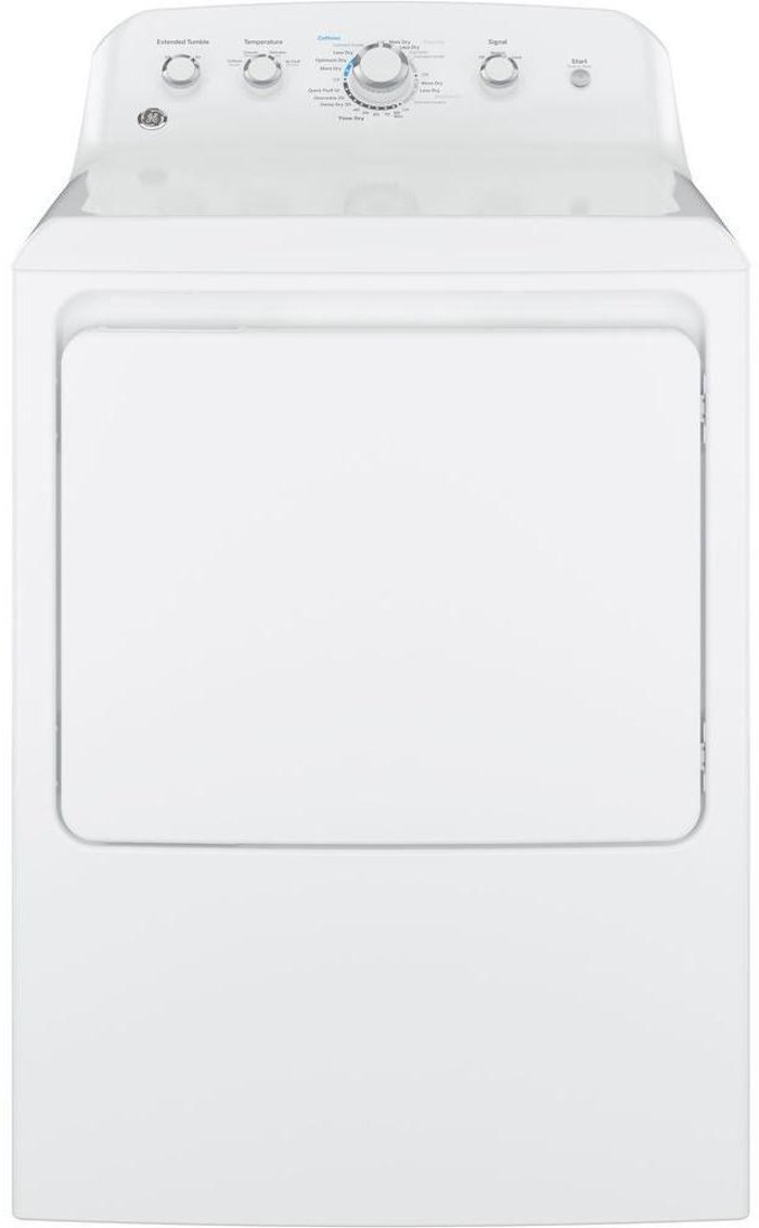 GTD42EASJWW GE Electric Dryer with Auto Dry - 7.2 cu. ft. White