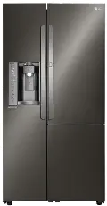 LSXS26366D LG 26.1 cu ft Side by Side Door-in-Door Refrigerator - 36 W Black Stainless Steel