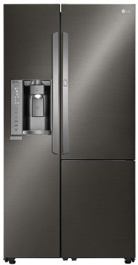 LSXS26366D LG 26.1 cu. ft. Side by Side Door-in-Door Refrigerator - 36 Inch Black Stainless Steel