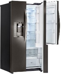 LSXS26366D LG 26.1 cu. ft. Side by Side Door-in-Door Refrigerator - 36 Inch Black Stainless Steel-7