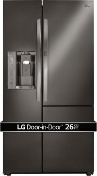 LSXS26366D LG 26.1 cu. ft. Side by Side Door-in-Door Refrigerator - 36 Inch Black Stainless Steel-8