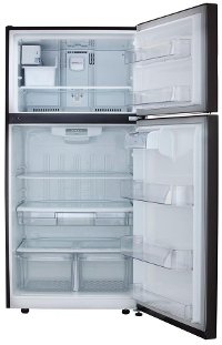 LTCS24223D LG 23.8 cu. ft. Top Freezer Refrigerator - 33 Inch Black Stainless Steel-3