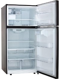 LTCS24223D LG 23.8 cu. ft. Top Freezer Refrigerator - 33 Inch Black Stainless Steel-4