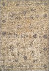 5 x 8 Medium Ivory and Gray Area Rug - Antiquity