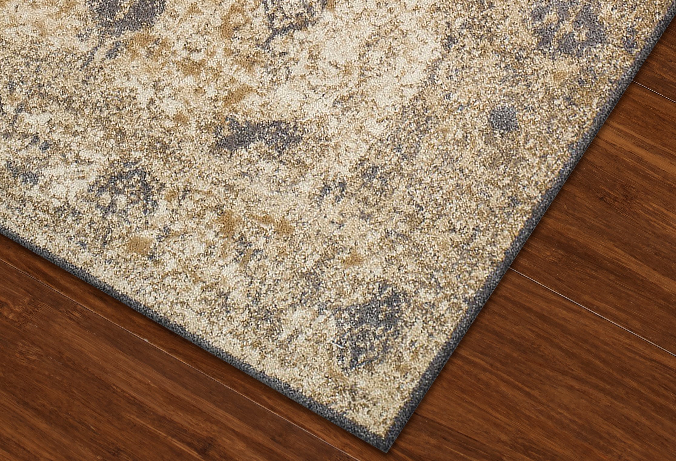 AQ1GR5X8 5 x 8 Medium Ivory and Gray Area Rug - Antiquity-4
