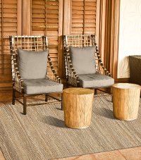 4 x 6 Small Pewter Area Rug - Banyan-4