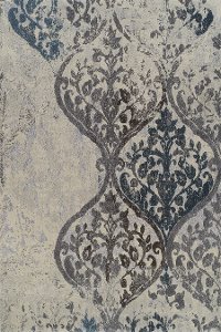 3 x 5 Small Gray and Linen Area Rug - Grand Tour