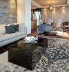 3 x 5 Small Gray and Linen Area Rug - Grand Tour-4