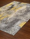 3 x 5 Small Yellow and Gray Area Rug - Modern Grays-3