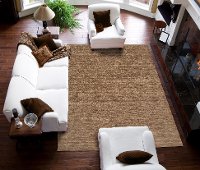8 x 10 Large Taupe Area Rug - Rafia-4
