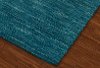 5 x 8 Medium Cobalt Blue Area Rug - Rafia-2