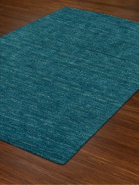 5 x 8 Medium Cobalt Blue Area Rug - Rafia-3