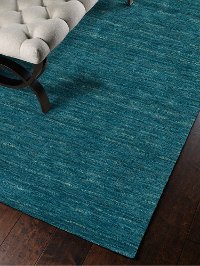 5 x 8 Medium Cobalt Blue Area Rug - Rafia-4