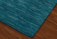 8 x 10 Large Cobalt Blue Area Rug - Rafia-4