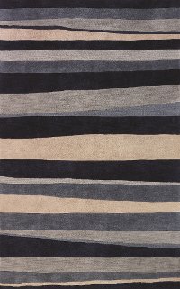 8 x 10 Large Coastal Blue Area Rug - Studio