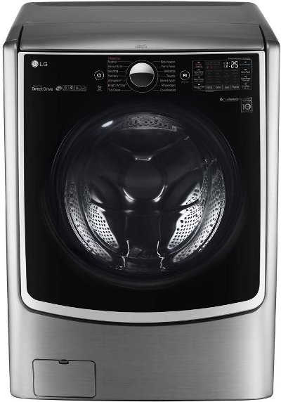 WM5000HVA LG Front Load Washer - 4.5 cu. ft. Graphite Steel