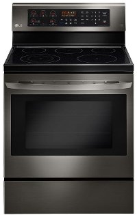 LRE3083BD LG 30 Inch 6.3 cu. ft. Electric Range - Black Stainless Steel