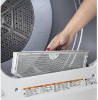 GTD45GASJWS GE Rear Control Gas Dryer - 7.2 cu. ft. White-4