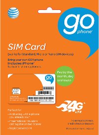 43414 GoPhone SIM Card Kit