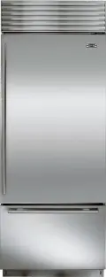 BI-30U/S/TH-RH Sub-Zero 30 Inch Classic Bottom Freezer Refrigerator - Right Hinge