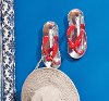 Set of 2 Aluminum Flip Flop Hooks