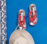Set of 2 Aluminum Flip Flop Hooks