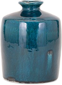 8 Inch Blue Vase