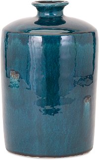 12 Inch Blue Vase