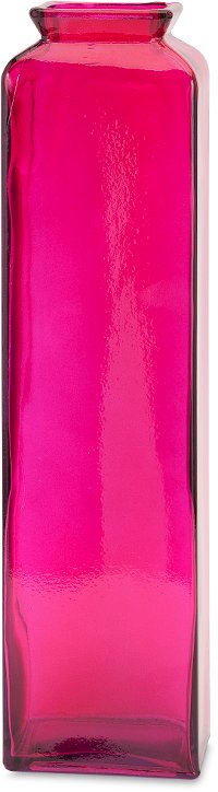 Large Pink Recycled Glass Vase