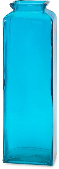Medium Blue Recycled Glass Vase