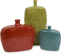 8 Inch Red Vase