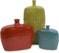 13 Inch Green Vase