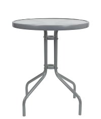 Tempered Glass Outdoor Bistro Table