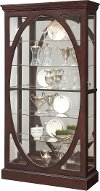 Sable Oval Front Curio Cabinet