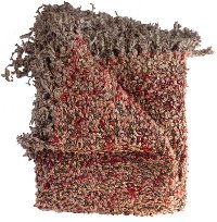 Caramel Brown Boucle Throw Blanket