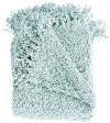 Whispering Blue Boucle Throw