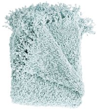 Whispering Blue Boucle Throw