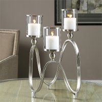 Brushed Nickel Candelabra-2