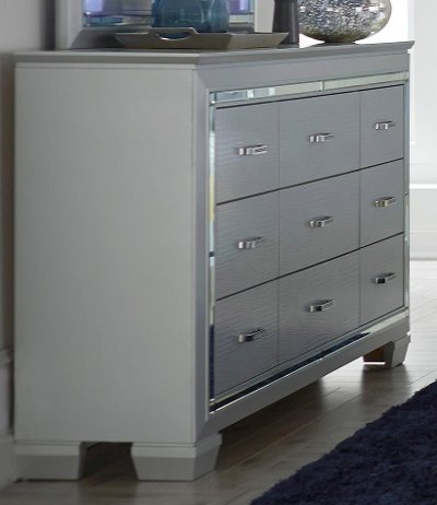 Allura Silvery Gray Dresser