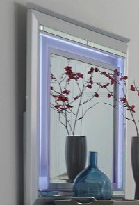 Allura Gray Mirror with LED Lighting