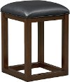 Clearance Porter Dark Brown Backless 24 Inch Bar Stool