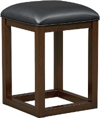 Porter Dark Brown Backless 24 Inch Bar Stool