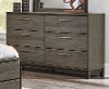 Gray & Black Contemporary Dresser - Oxon