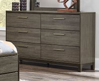Gray & Black Contemporary Dresser - Oxon