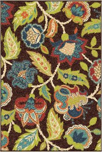 5 x 8 Medium Veranda Brown Indoor-Outdoor Rug - Ethridge-2