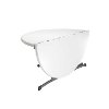 80326 Lifetime 5 Foot Fold in Half Round Table White-5
